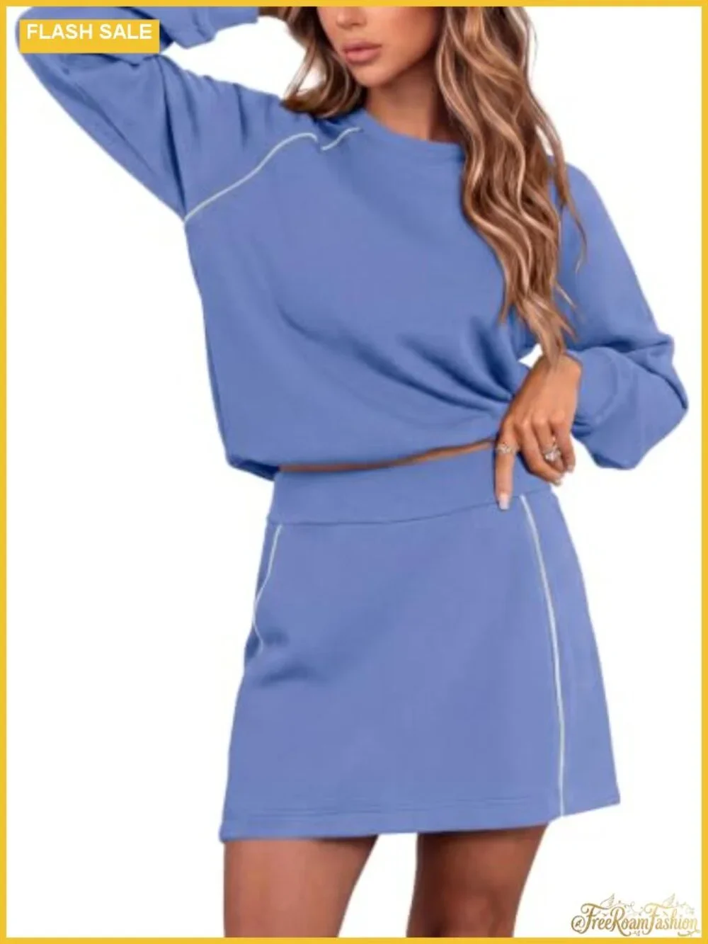 Women's 2 Piece Matching Skirt Set Athletic Workout Lounge Wear